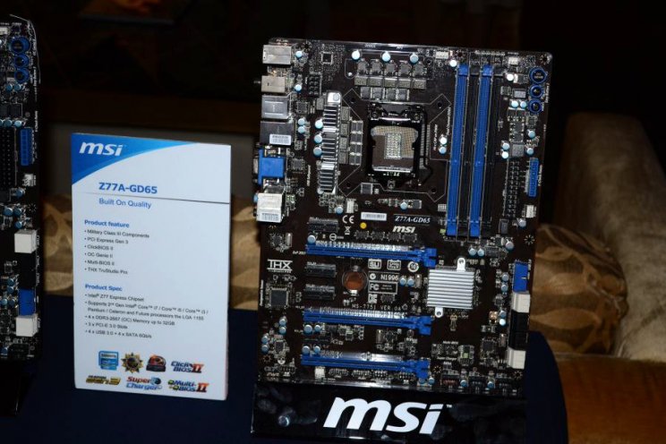 CES 2012: Két új Z77-es alaplap az MSI kínálatában - 2. kép