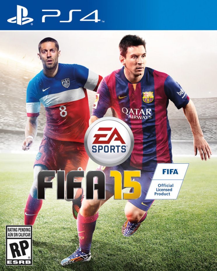 Clint Dempsey lesz Messi párja a FIFA 15 amerikai borítóján - 2. kép