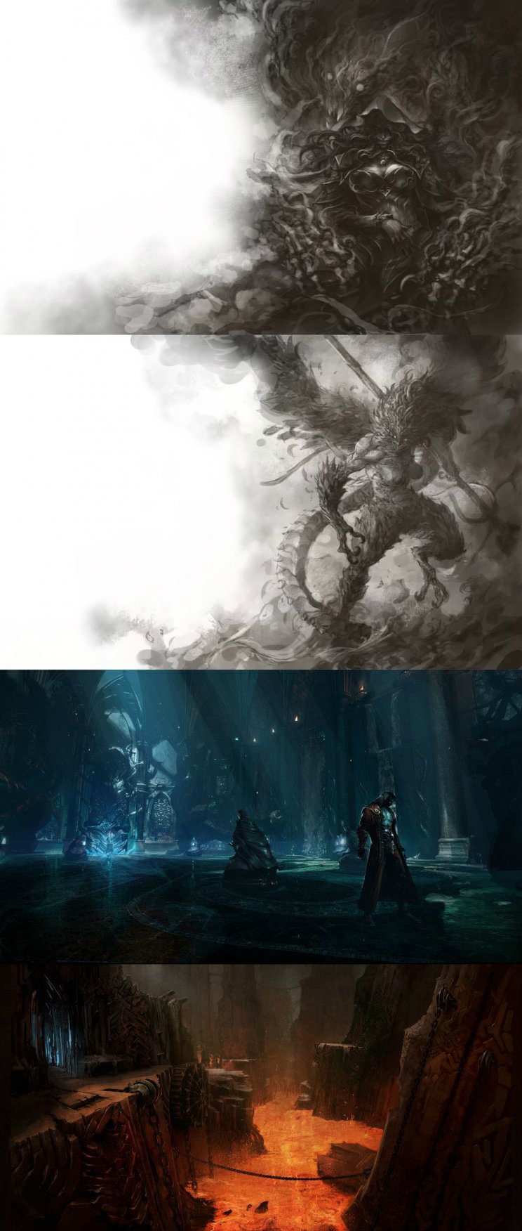Koncepciós rajzokon a Castlevania: Lords of Shadow 2 - 3. kép