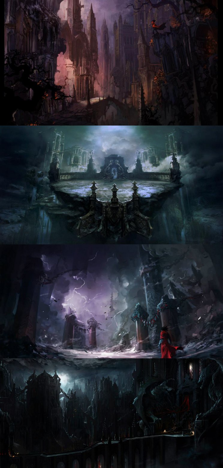 Koncepciós rajzokon a Castlevania: Lords of Shadow 2 - 4. kép