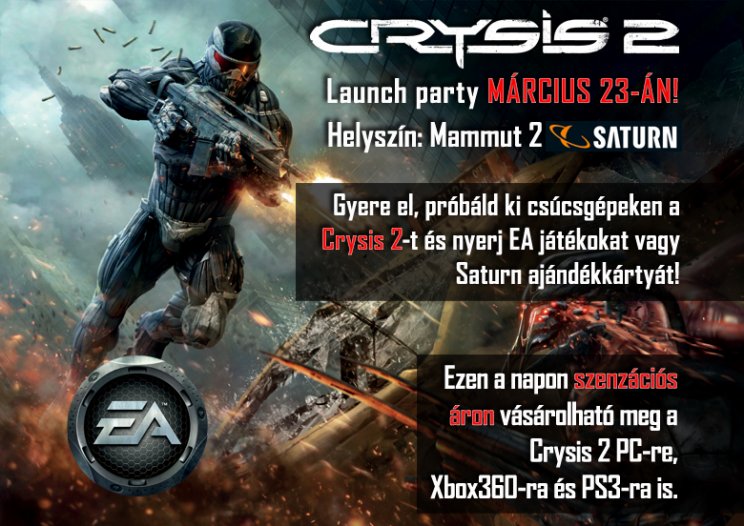 Crysis 2 Launch party lesz március 23-án - 2. kép