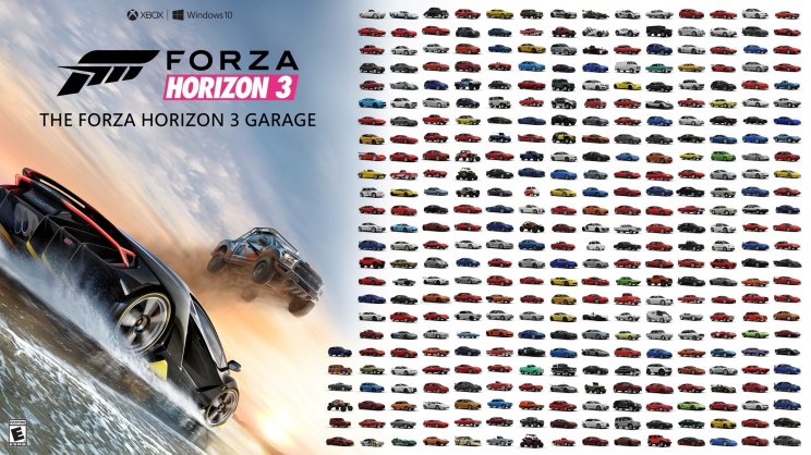 Csak ennyi autó lesz a Forza Horizon 3-ban - 2. kép