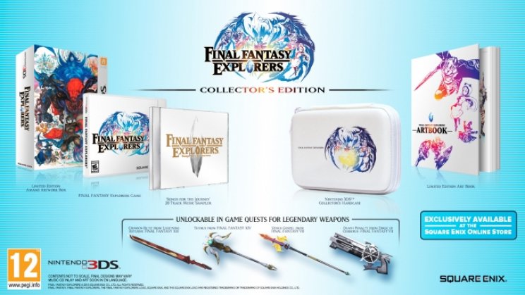 Csinos gyűjtői kiadást kap a Final Fantasy Explorers - 2. kép