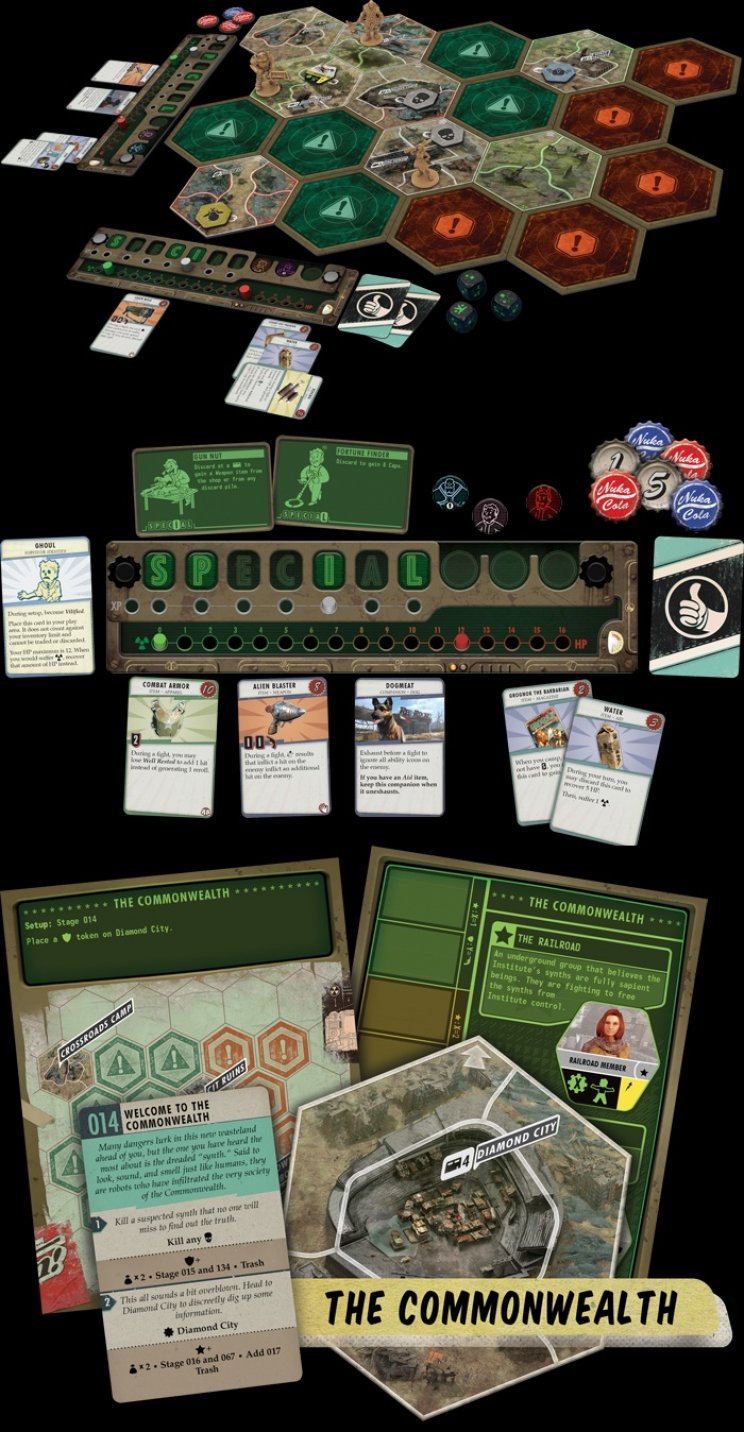 Csodaszép társasjáték készül a Fallout alapján - 3. kép