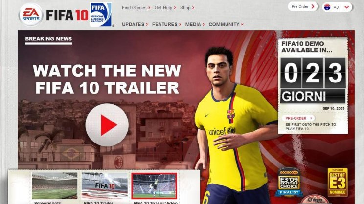 Demózik a FIFA 10 is - 2. kép
