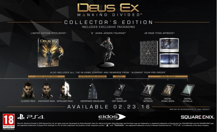 Deus Ex: Mankind Divided - itt a megjelenési dátum és a gyűjtői kiadás - 3. kép