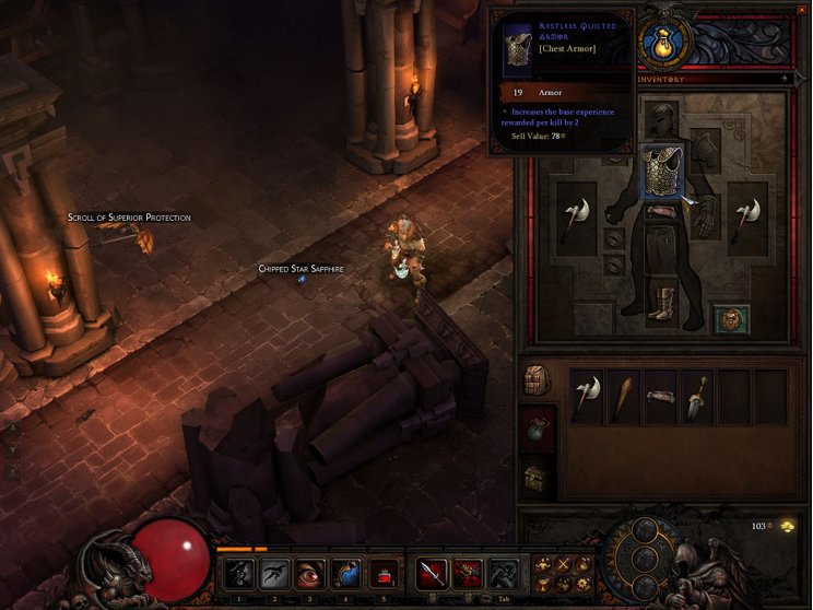 Diablo III: Terítéken a kezelőfelület - 3. kép