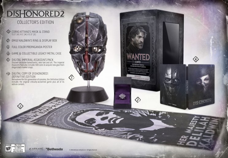 Dishonored 2: íme 20 percnyi gameplay felvétel és a gyűjtői kiadás - 2. kép