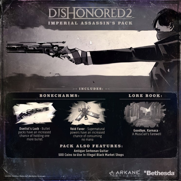 Dishonored 2: íme 20 percnyi gameplay felvétel és a gyűjtői kiadás - 3. kép