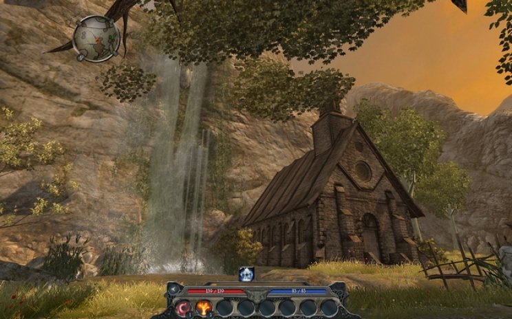 Divinity II: Ego Draconis: Maximum vs. minimum grafikai összehasonlítás - 2. kép