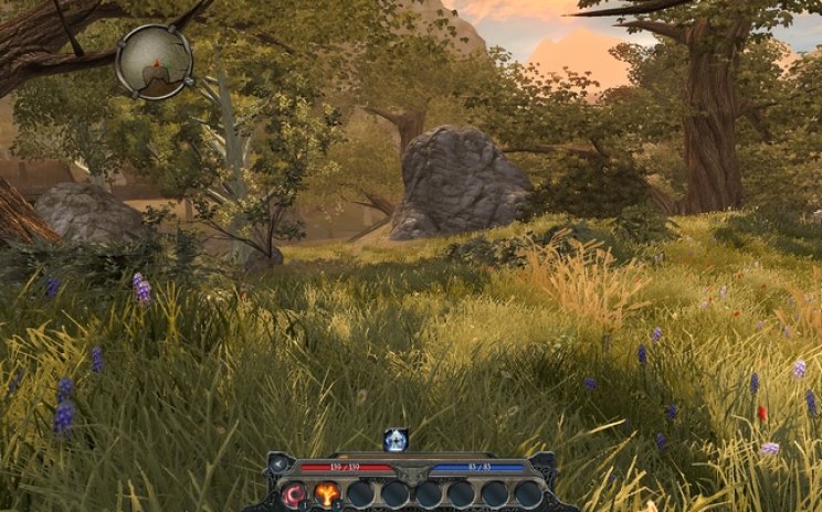 Divinity II: Ego Draconis: Maximum vs. minimum grafikai összehasonlítás - 6. kép