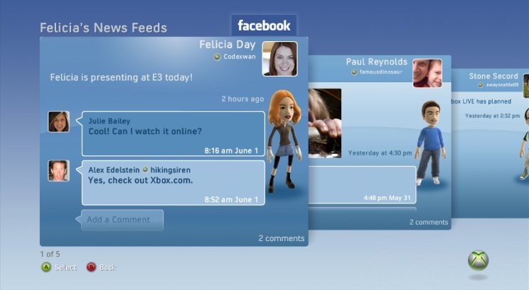 E3 Microsoft: Facebook, Twitter és Last.fm funkciók ősztől az Xbox 360-on - 6. kép