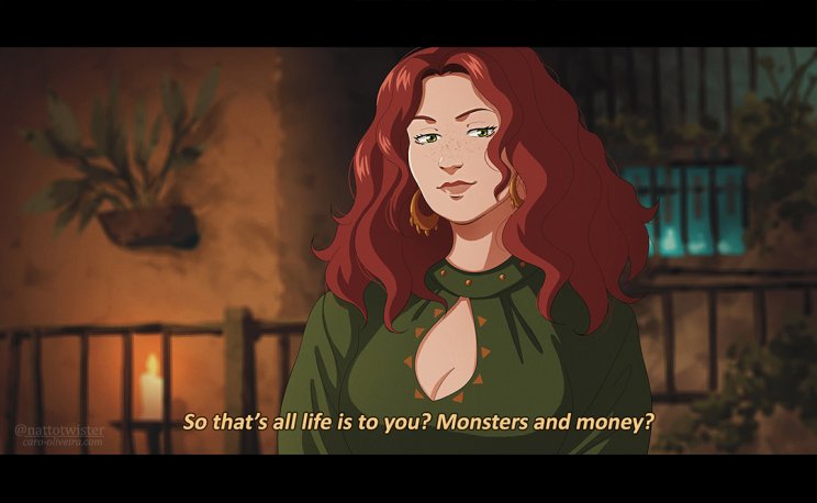 Egy rajongó elképzelte, hogy milyen lenne egy The Witcher anime - 5. kép