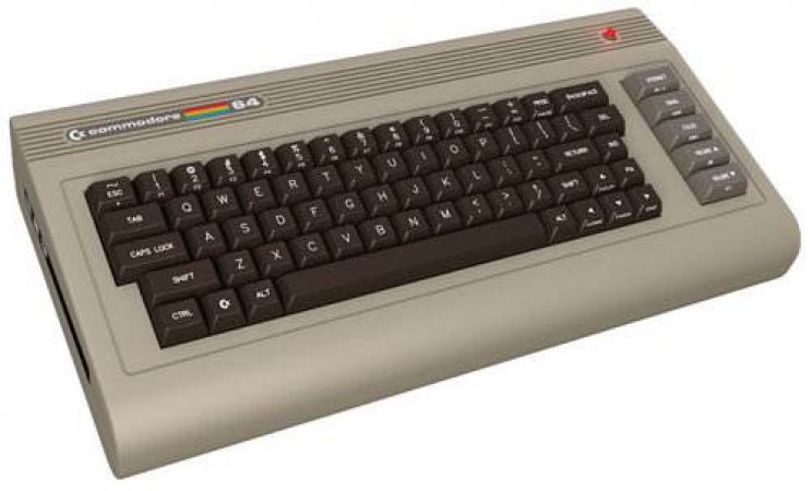 Az immár legendává vált Commodore 64.