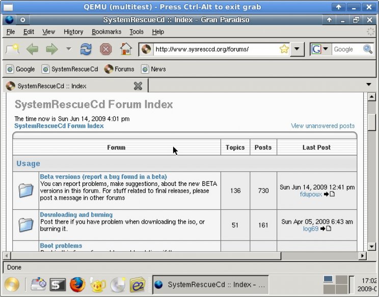 Elkészült a SystemRescueCd legújabb 2.7.0-ás változata - 2. kép