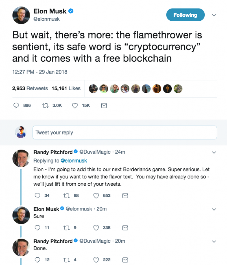 Elon Musk tervezett egy lángszórót, ami még a Borderlands 3-ba is bekerülhet! - 2. kép