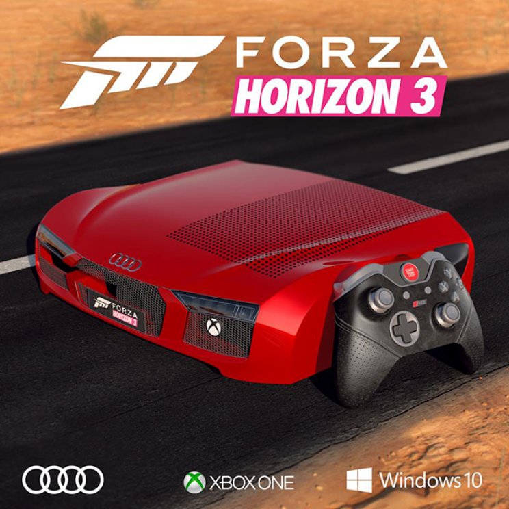 Ez az Xbox One S úgy néz ki, mint egy Audi R8 - 2. kép