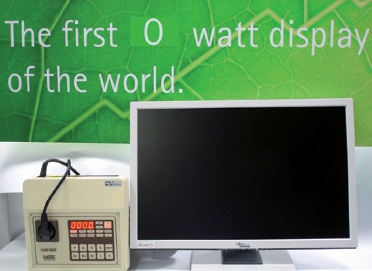 Fujitsu Siemens: az első zéró wattos monitor - 2. kép