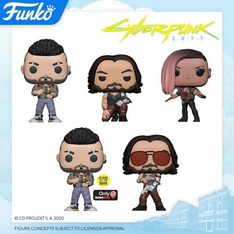 Funko Pop figurák készülnek a Cyberpunk 2077 szereplőiről - 2. kép