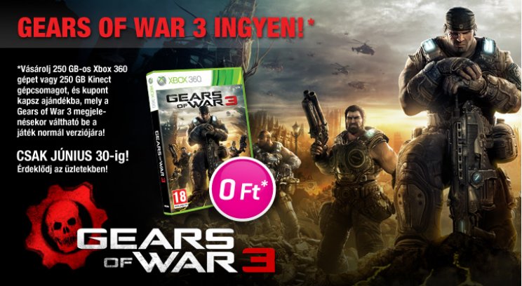 Gears of War 3 vár ingyen, ha most veszel Xbox 360-at! - 4. kép
