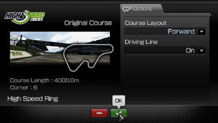 Gran Turismo PSP: Fókuszban az interfész - 8. kép