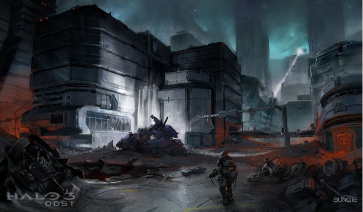 Halo 3: ODST: Koncepciós rajzok - 2. kép