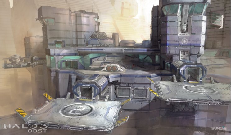 Halo 3: ODST: Koncepciós rajzok - 5. kép