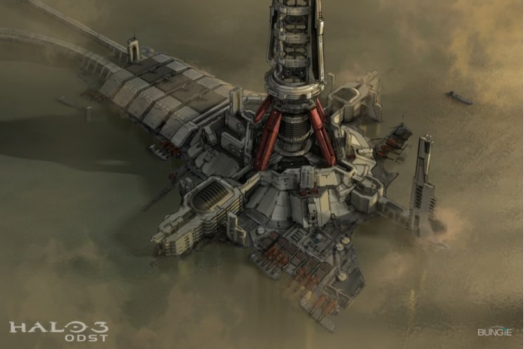 Halo 3: ODST: Koncepciós rajzok - 6. kép