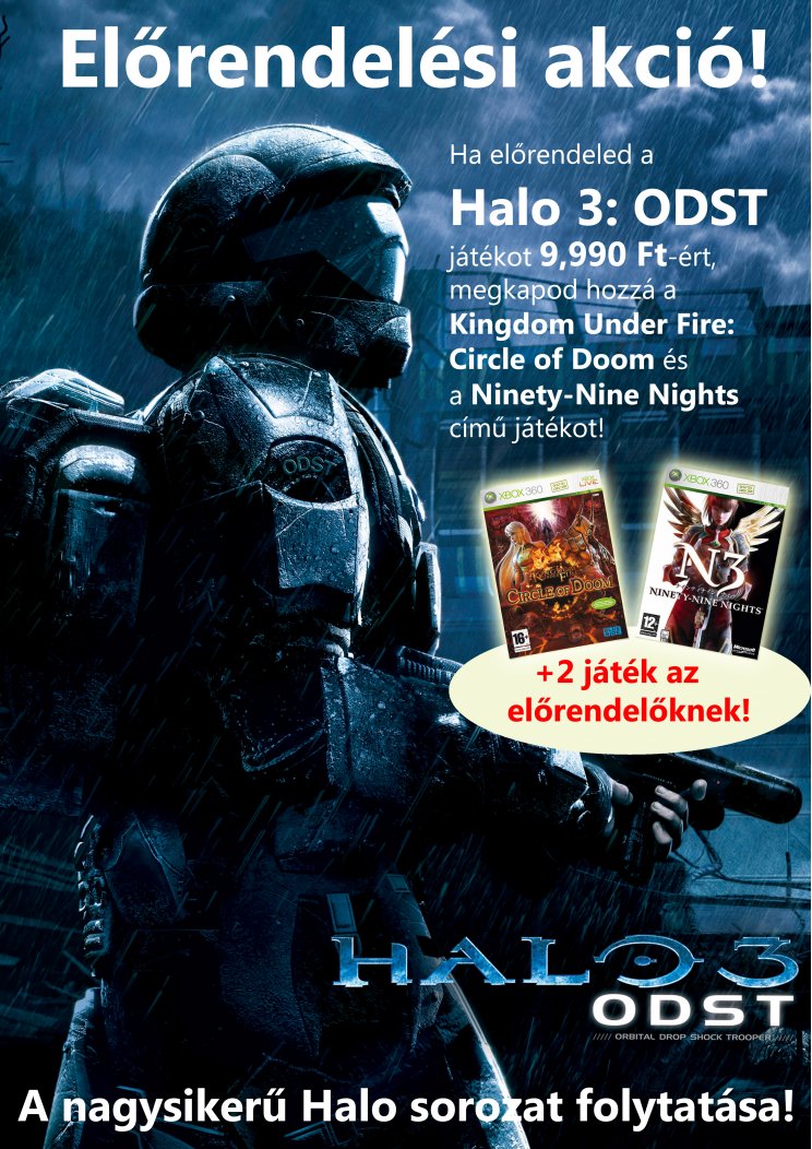 Halo 3: ODST: Óriási előrendelési akció - 2. kép