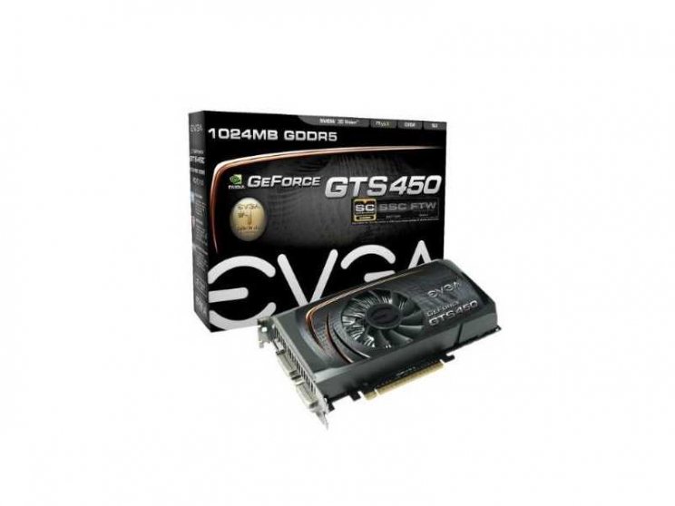 Hamarosan érkezik az EVGA új GeForce GTS 450-es gyorsítója - 2. kép