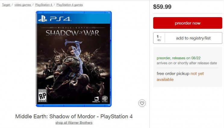 Idő előtt kiszivárgott a Middle-Earth: Shadow of Mordor folytatása - 2. kép
