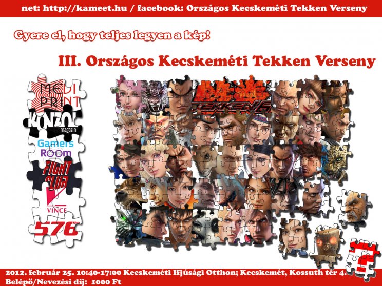 III. Országos Kecskeméti Tekken Verseny - felhívás - 2. kép