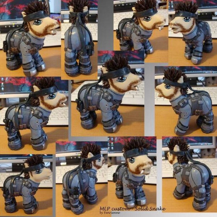 Ilyen lenne Solid Snake My Little Pony-formában - 2. kép