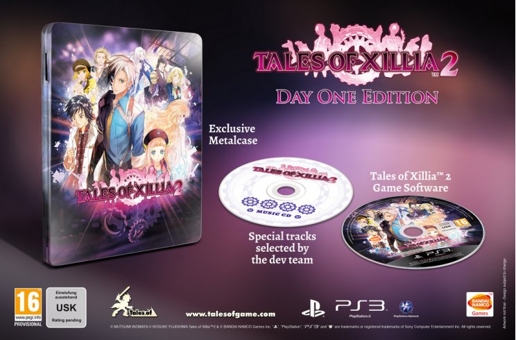Ilyenek lesznek a Tales of Xillia 2 európai különleges kiadásai - 2. kép