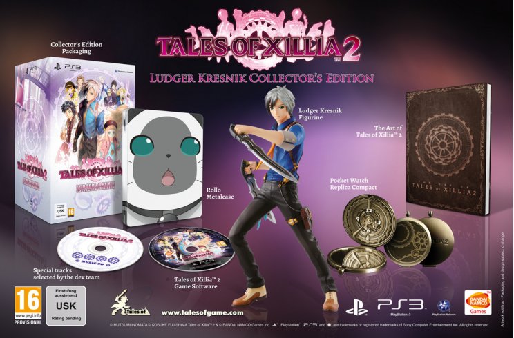 Ilyenek lesznek a Tales of Xillia 2 európai különleges kiadásai - 3. kép