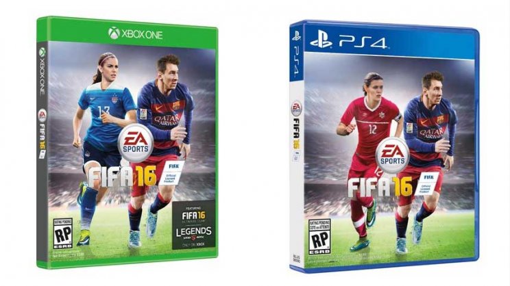 Íme a FIFA 16 első női focistás borítóképei - 2. kép
