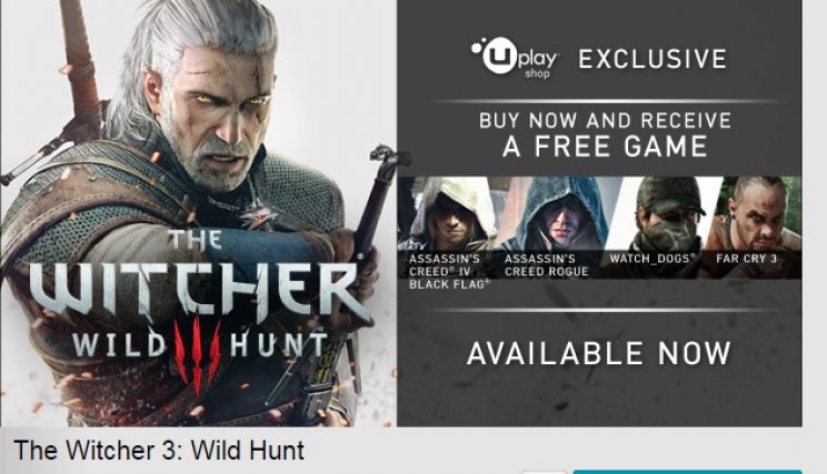 Ingyen játékot kapsz, ha a Uplay-ről veszed a The Witcher 3-at - 2. kép