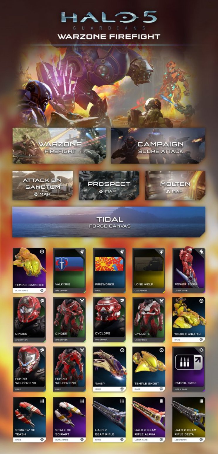 Jövő szerdán jön a Halo 5: Warzone Firefight DLC - 2. kép