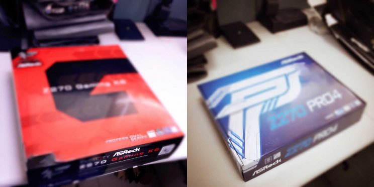 Kamera elé került két Z270-es ASRock alaplap - 2. kép