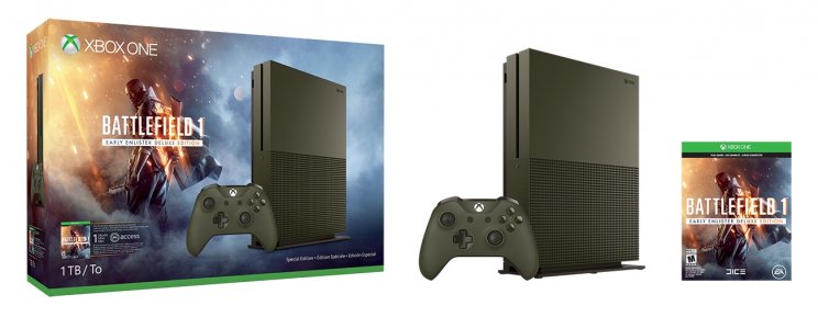 Katona-zöld színben is megjelenhet az Xbox One S - 4. kép