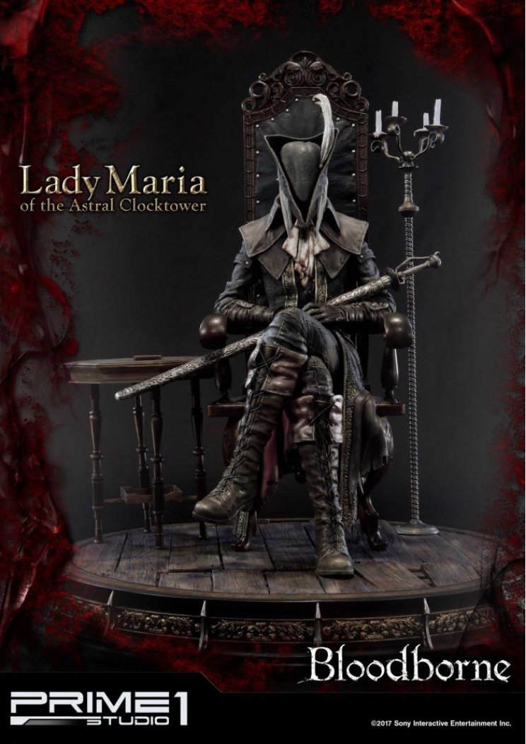 Kegyetlenül jól néz ki ez a Bloodborne Lady Maria szobor! - 2. kép