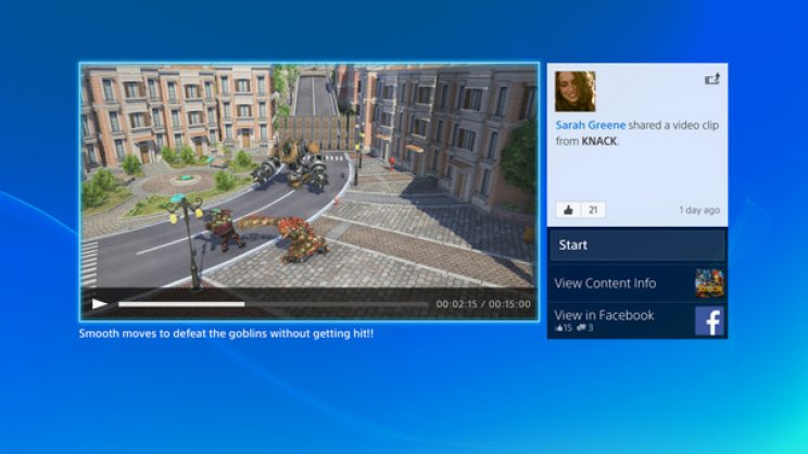 Képeken a PlayStation 4 felhasználói interfész - 4. kép