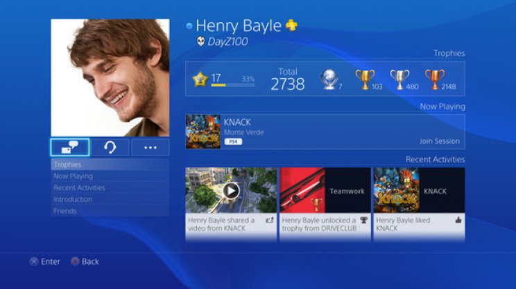 Képeken a PlayStation 4 felhasználói interfész - 6. kép