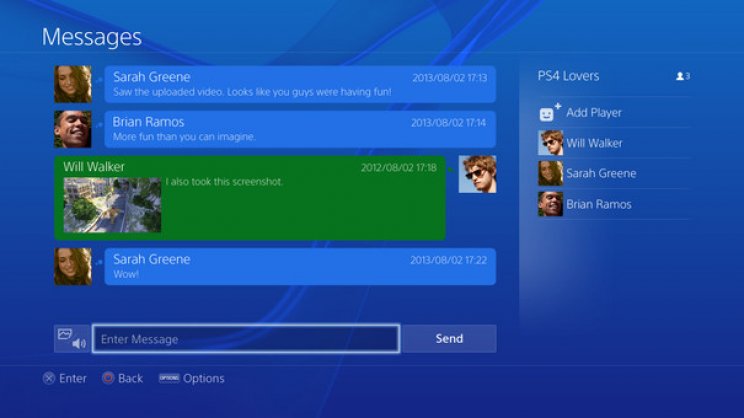 Képeken a PlayStation 4 felhasználói interfész - 9. kép