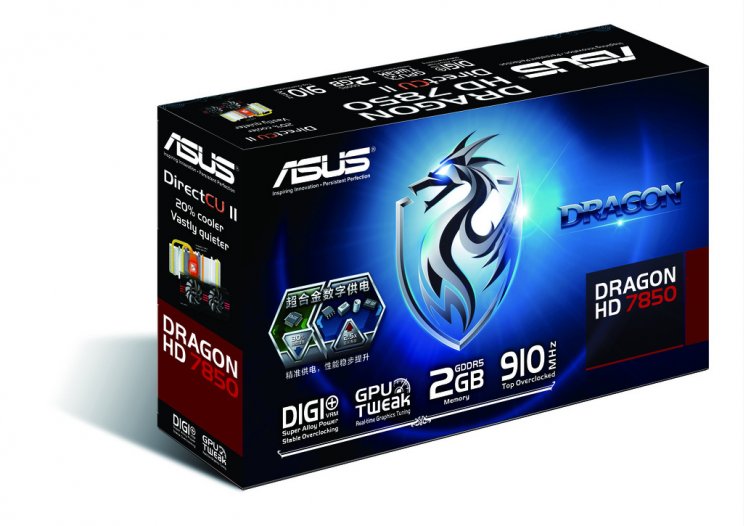 Készül az Asus új HD 7850 DirectCU II Dragon videokártyája - 3. kép