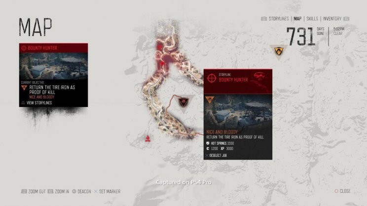 Kiszivárgott a Days Gone térképe - 3. kép