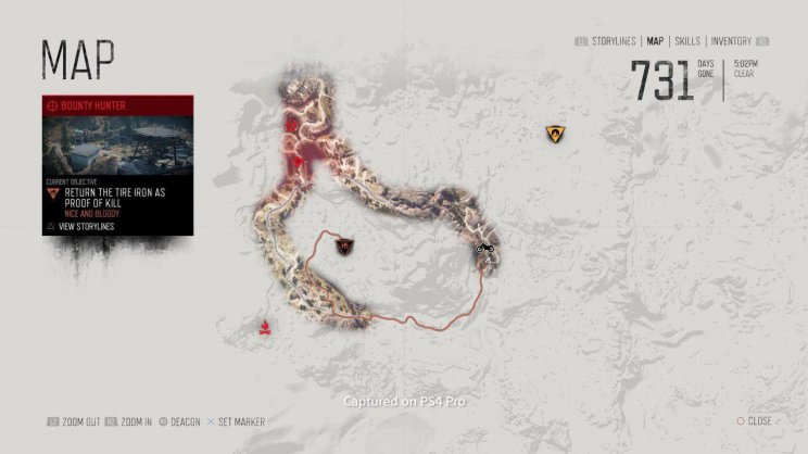 Kiszivárgott a Days Gone térképe - 4. kép
