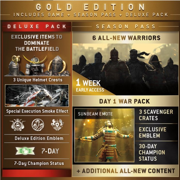 Kiszivárgott a For Honor Season Pass tartalma - 2. kép
