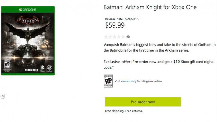 Kiszivárgott a Batman: Arkham Knight megjelenési dátuma - 2. kép