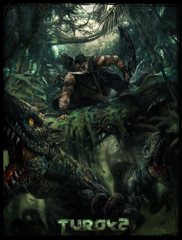 Koncepciós rajzokon a lelőtt Turok játék - 7. kép
